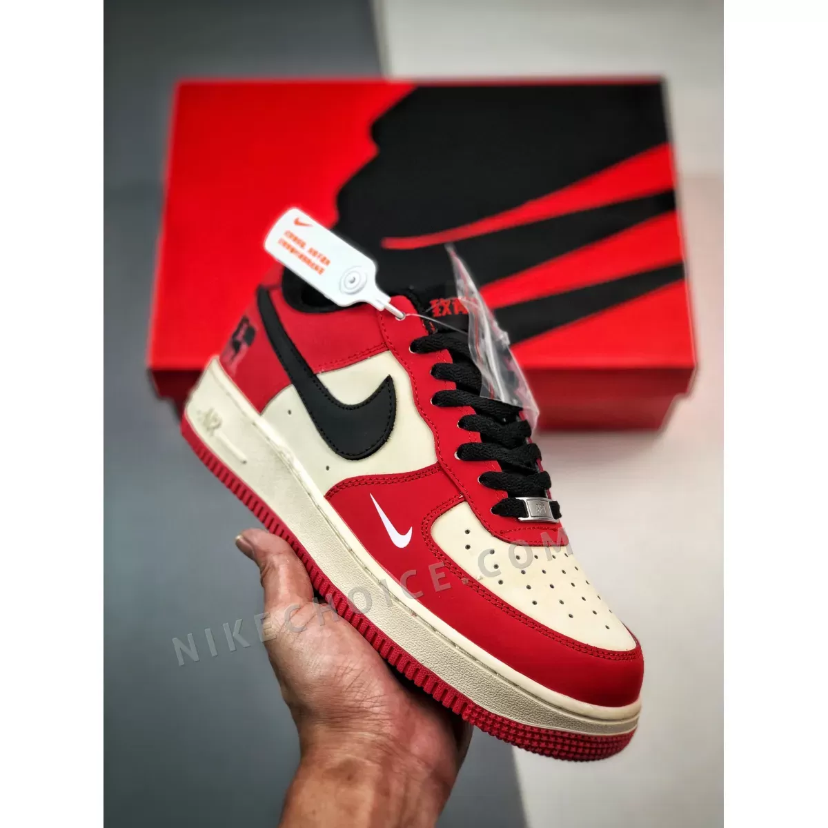Nike Air Force 1 Low Red White Black Online Sale 1683551797